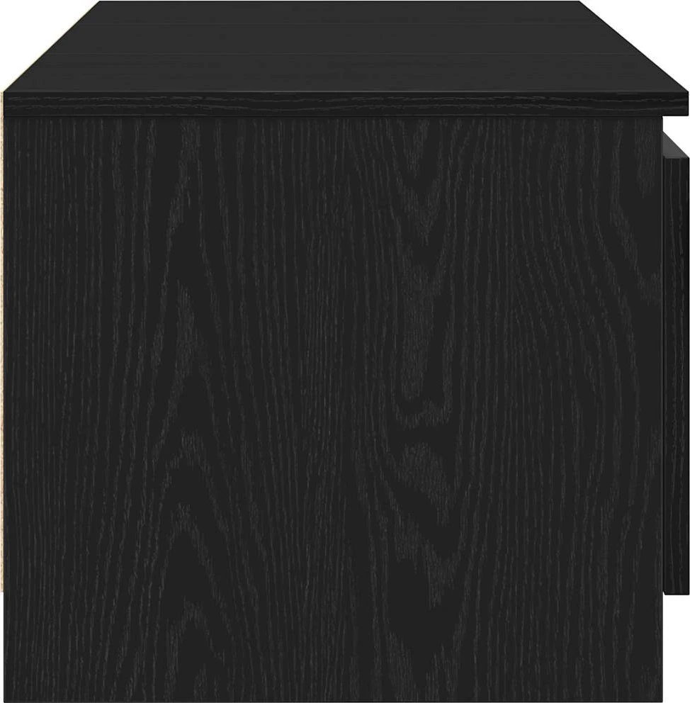 TV staliukas TV spintelė, juodo ąžuolo spalvos, 140x40x36 cm, inžinerinė mediena