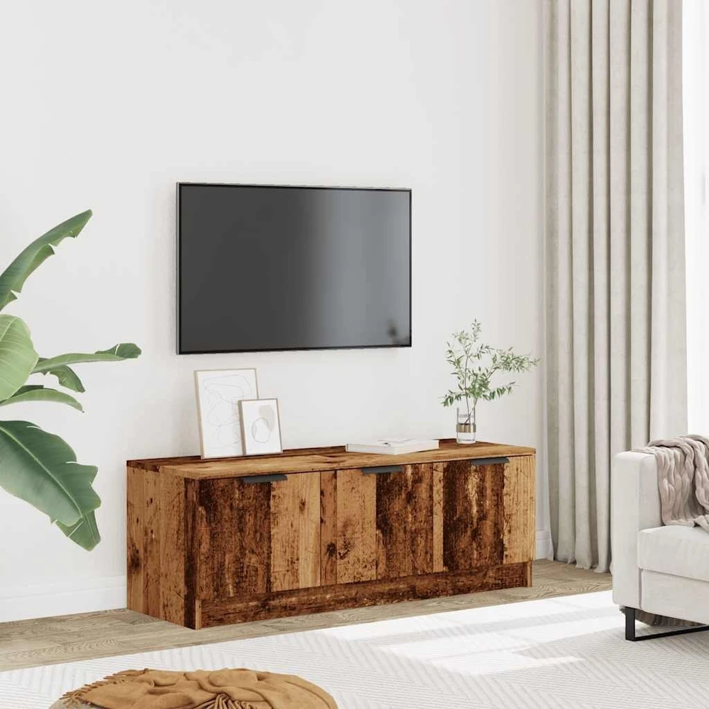 TV staliukas Televizoriaus spintelė, medienos 102x35x36,5cm apdirbta mediena