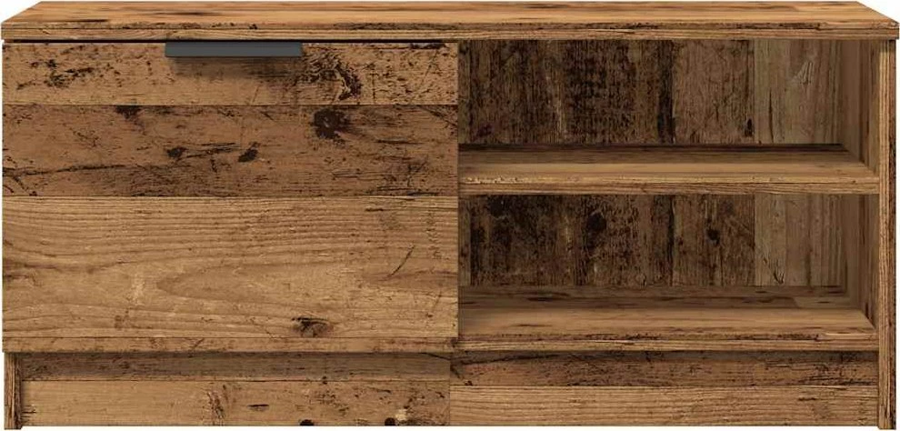TV staliukas televizoriaus spintelė Old Wood 80x35x36,5 cm Engineered Wood