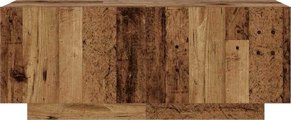 TV staliukas TV spintelė su LED lemputėmis, senovinė mediena, 180x35x40cm, inžinerinė mediena