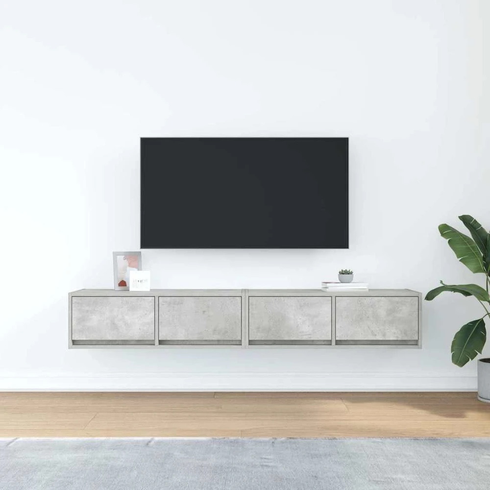 TV staliukas Televizoriaus spintelės, 2vnt., 80x31x25,5 cm, mediena