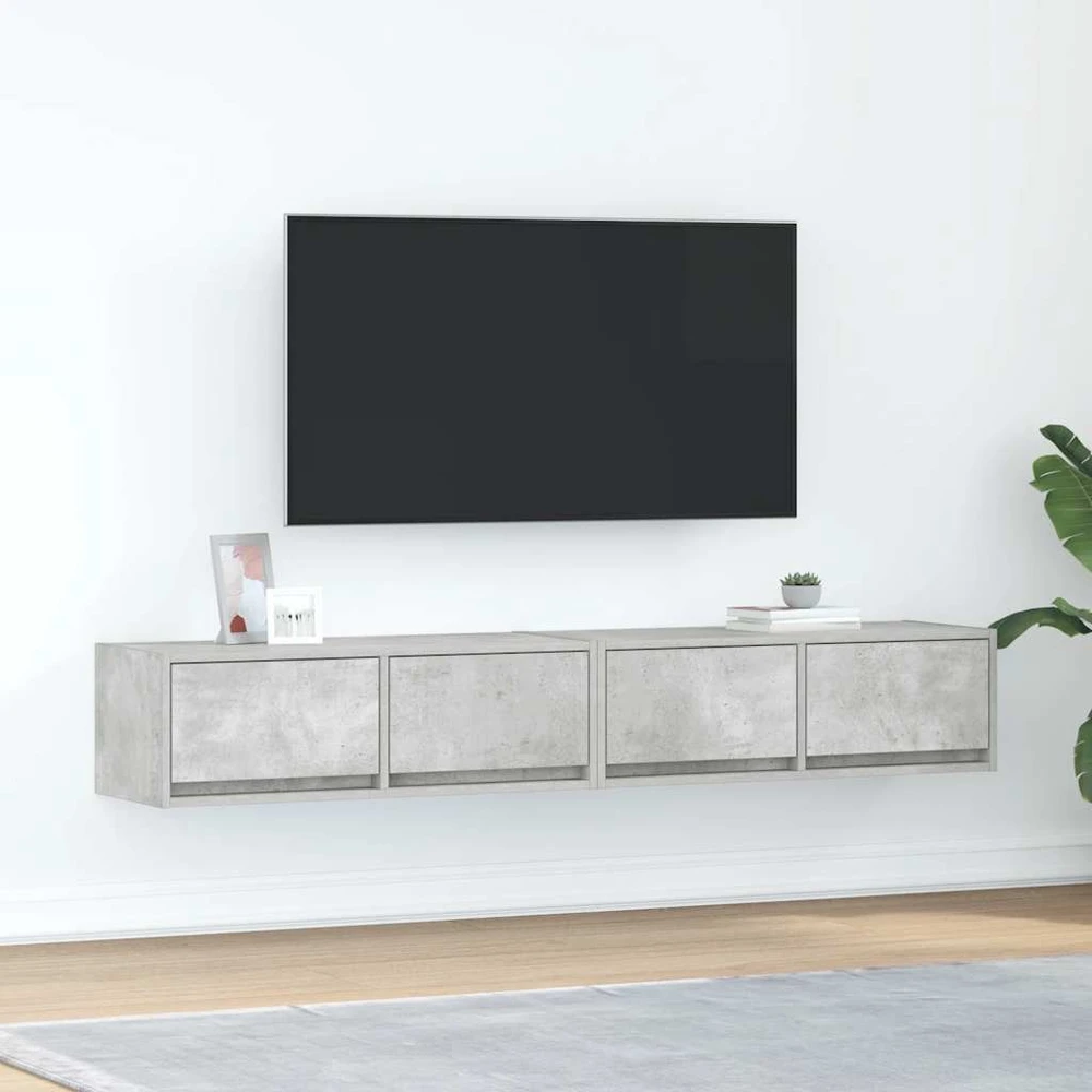 TV staliukas Televizoriaus spintelės, 2vnt., 80x31x25,5 cm, mediena