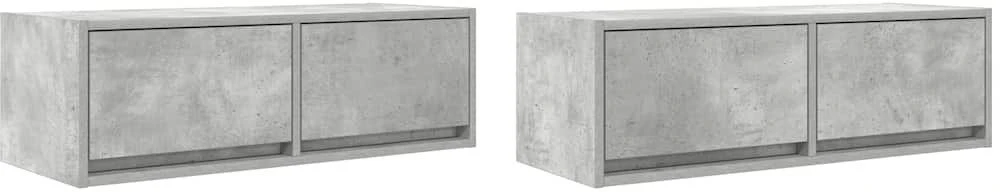 TV staliukas Televizoriaus spintelės, 2vnt., 80x31x25,5 cm, mediena