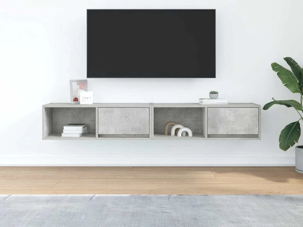 TV staliukas Televizoriaus spintelės, 2vnt., 80x31x25,5 cm, mediena