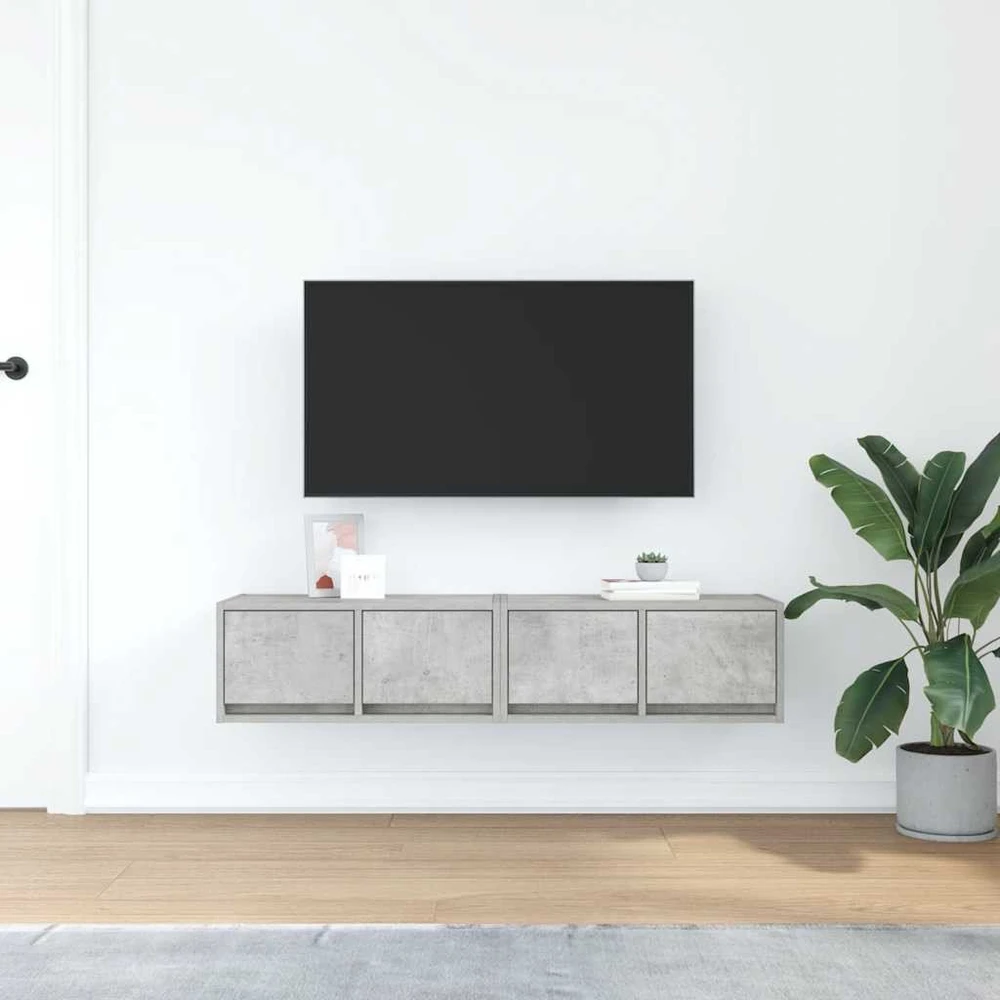 TV staliukas Televizoriaus spintelės, 2vnt., 60x31x25,5 cm, mediena