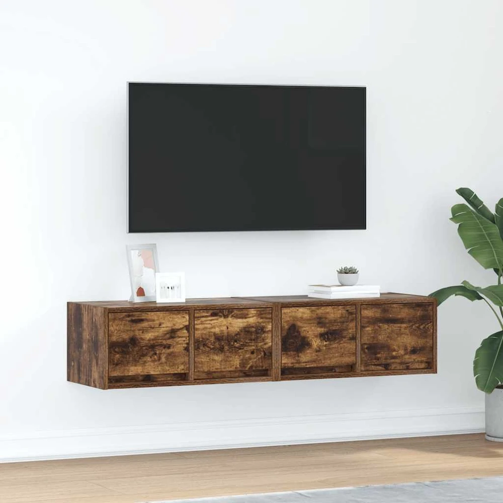 TV staliukas Televizoriaus spintelės, 2vnt., 60x31x25,5 cm, mediena