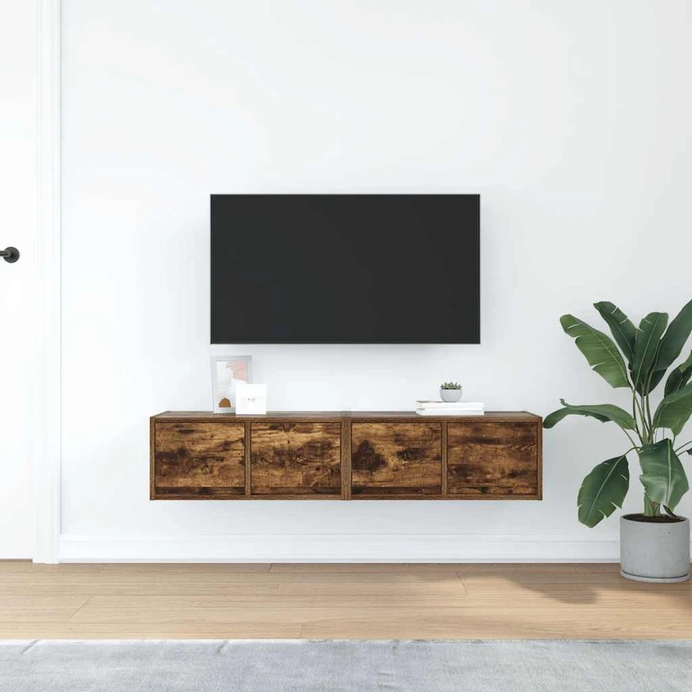 TV staliukas Televizoriaus spintelės, 2vnt., 60x31x25,5 cm, mediena