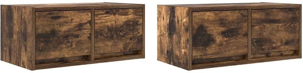 TV staliukas Televizoriaus spintelės, 2vnt., 60x31x25,5 cm, mediena