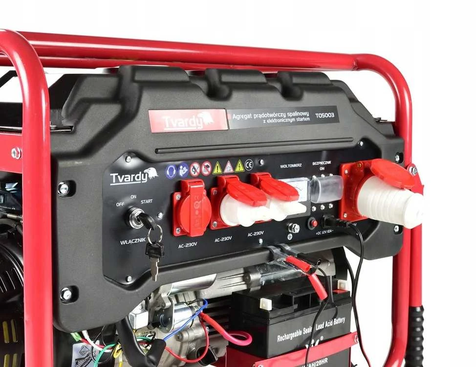Agregat Tvardy #Agregat spalinowy prądotwórczy su elektronicznym startem 15KM 6,6KW (1) benzininis