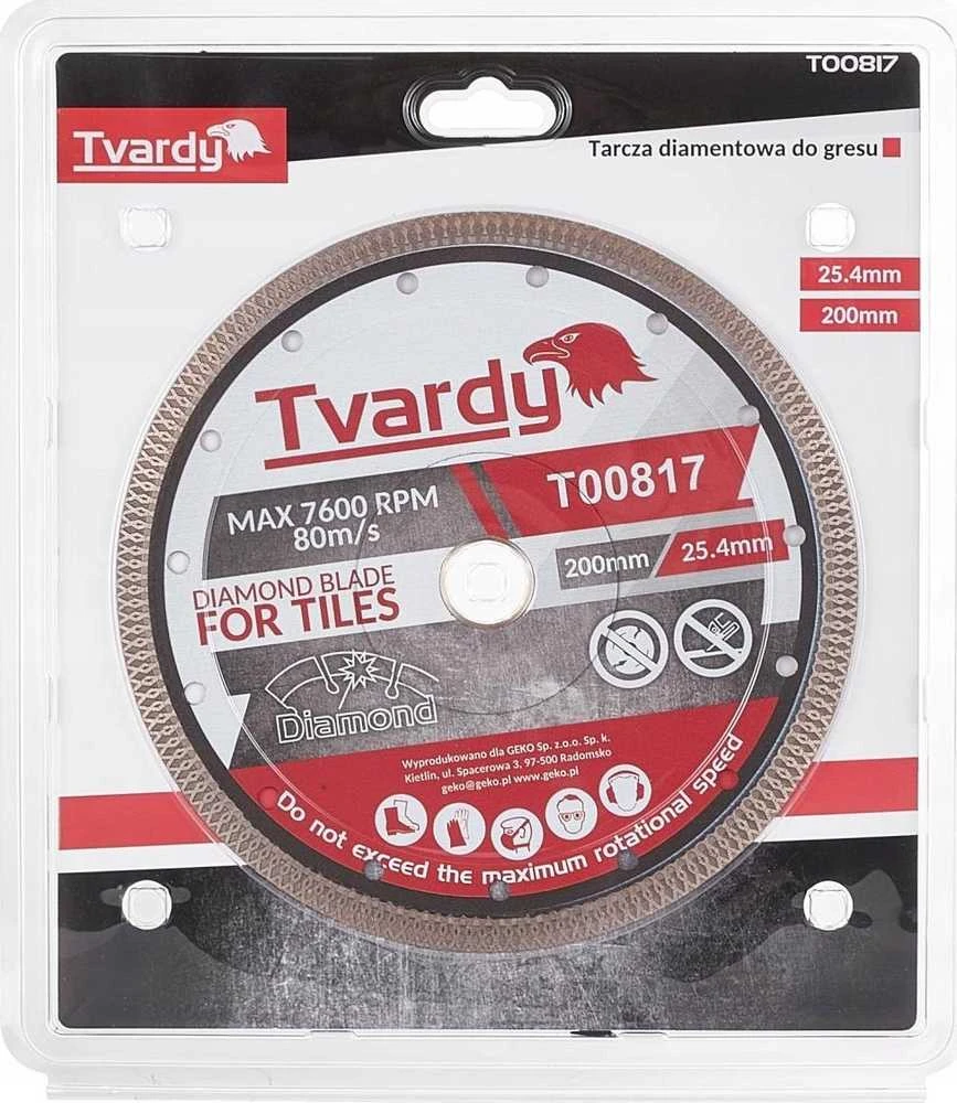 Tvardy Diamond diskas akmens masės dirbiniams 200x10x25,4/22,23 mm (25)