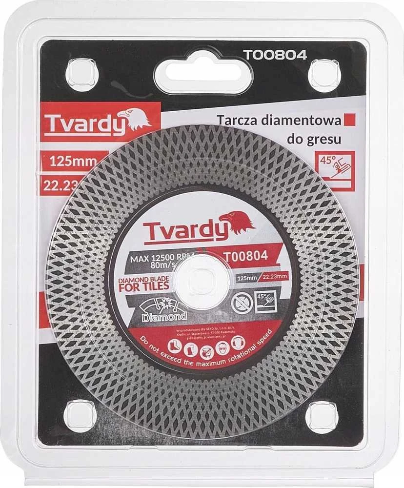 Tvardy Diamond diskas, skirtas akmens masės dirbiniams šlifuoti ir pjaustyti 125x25x22,23 mm (100)