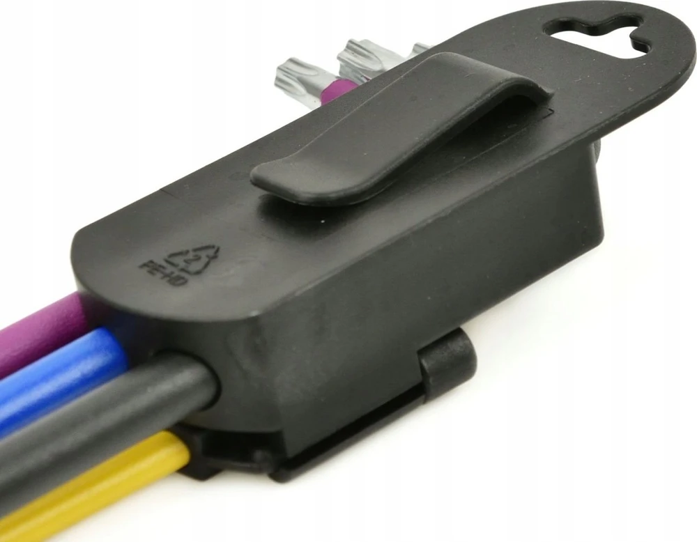 Tvardy Geko Raktai TORX 9vnt. T10-T50 ilgi, S2 (T00123)