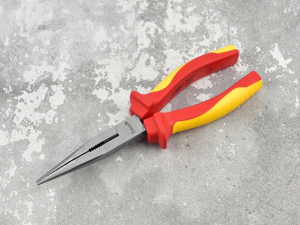 Tvardy Izoliuotos ilgos tiesios replės 200 mm VDE (60)