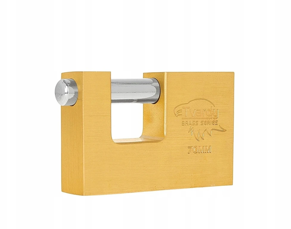 Tvardy Spyna žalvarinė su kaiščiu sustiprinta 70mm BRASS-SERIES (48)