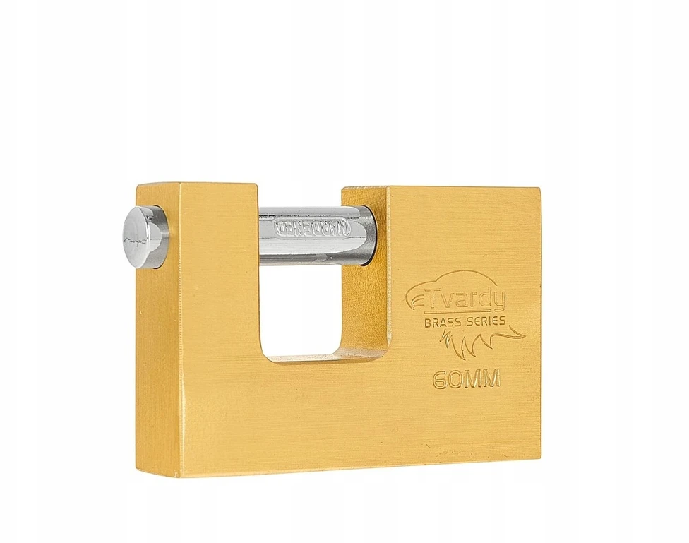 Tvardy Pakabinama spyna žalvarinė su kaiščiu sustiprinta 60mm BRASS-SERIES (72)