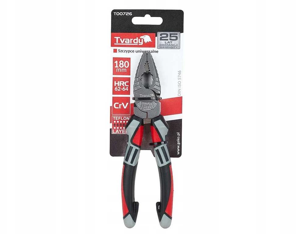 Tvardy Tvirto universaliosios replės 180 mm CrV (6/60)