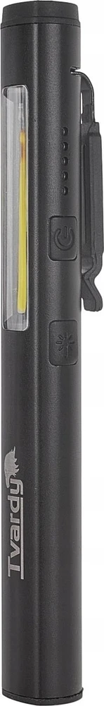 Tvardy Magnet LED COB tikrinimo dirbtuvių lempa 5W + 3W UV lazeris 800mAh 400lm IP44 (100)