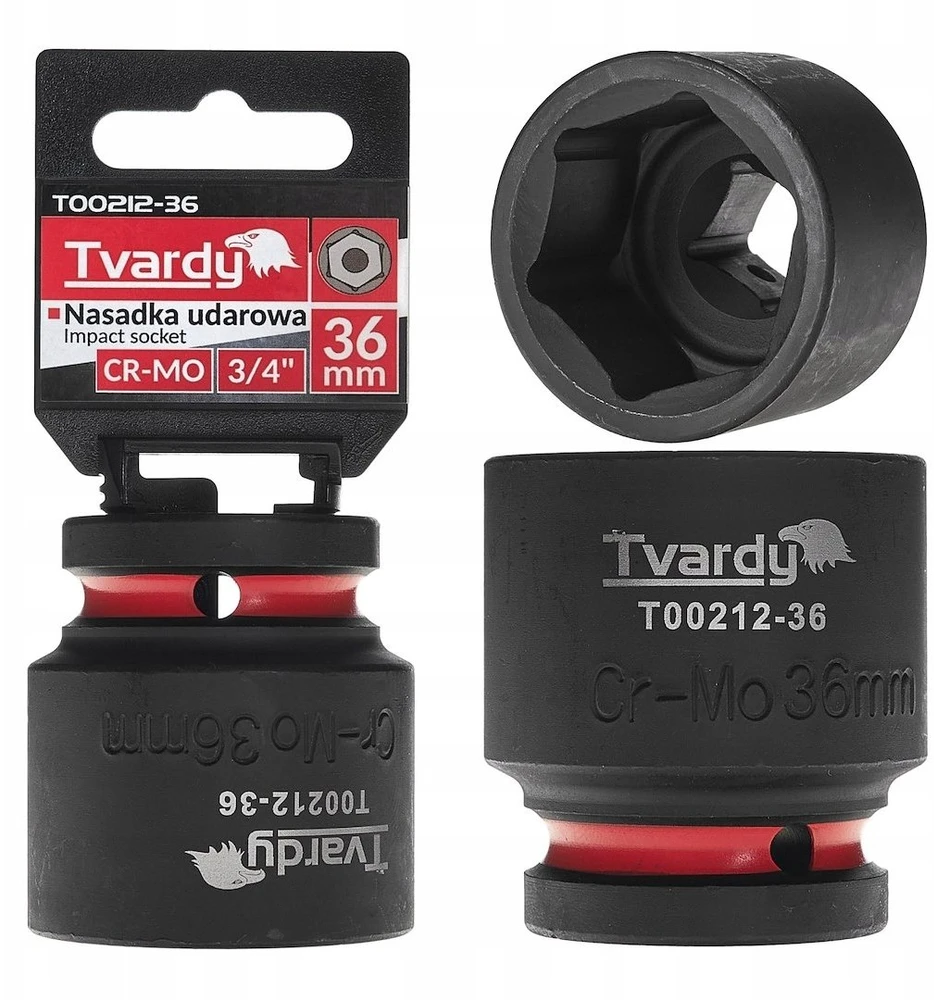 Tvardy Nasadka smūginis 3/4'' 6-kąt 36mm CR-MO (4/20)