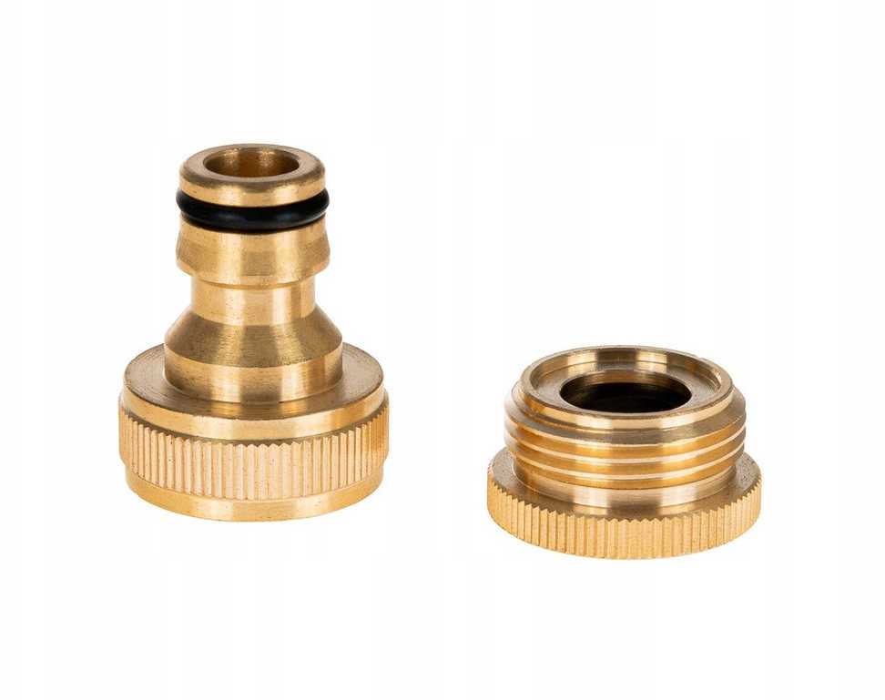 Tvardy Jungtis čiaupui 3/4'' su redukcija 1/2'' BRASS-LINE (10/80)