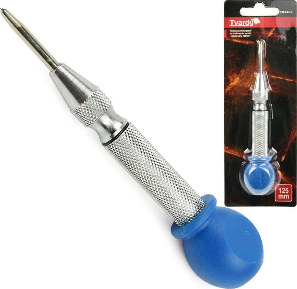 „Tvardy“ automatinis metalo žymėjimo perforatorius – reguliuojamas 125 mm (120)