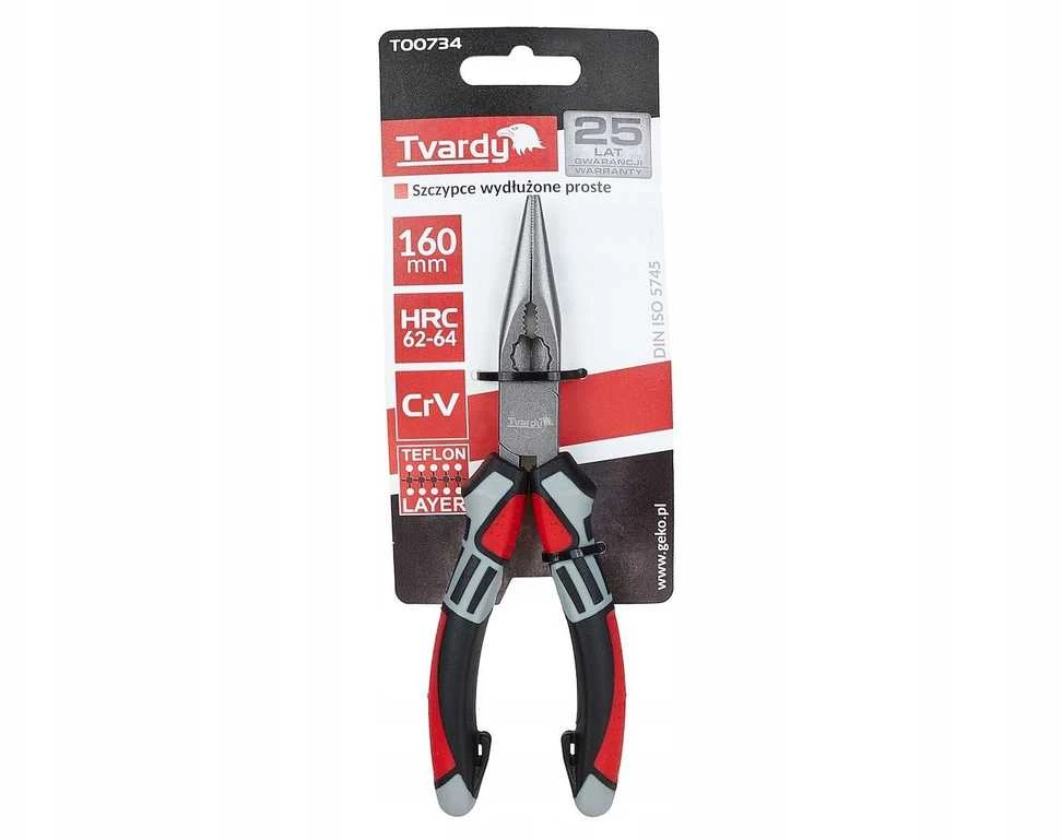 Tvardy Pailgos tiesios replės 160 mm CrV (6/60)
