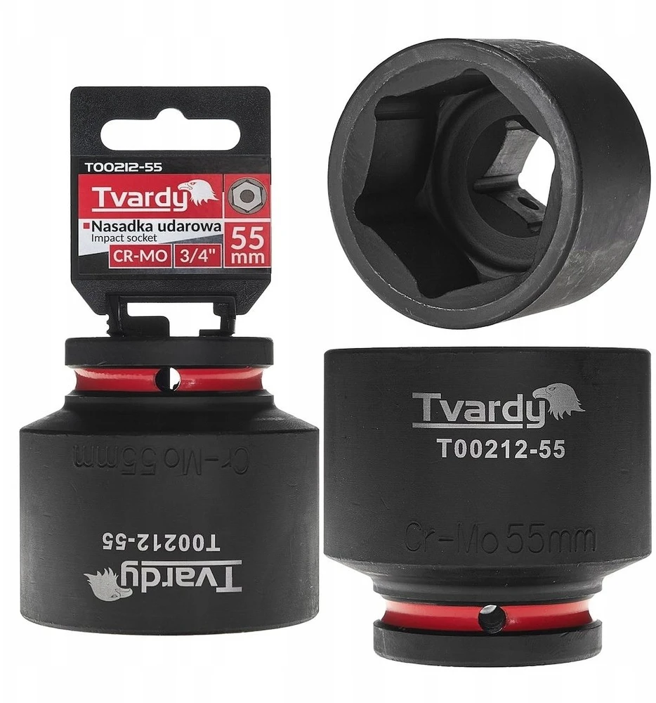 Tvardy Nasadka smūginis 3/4'' 6-kąt 55mm CR-MO (4/16)