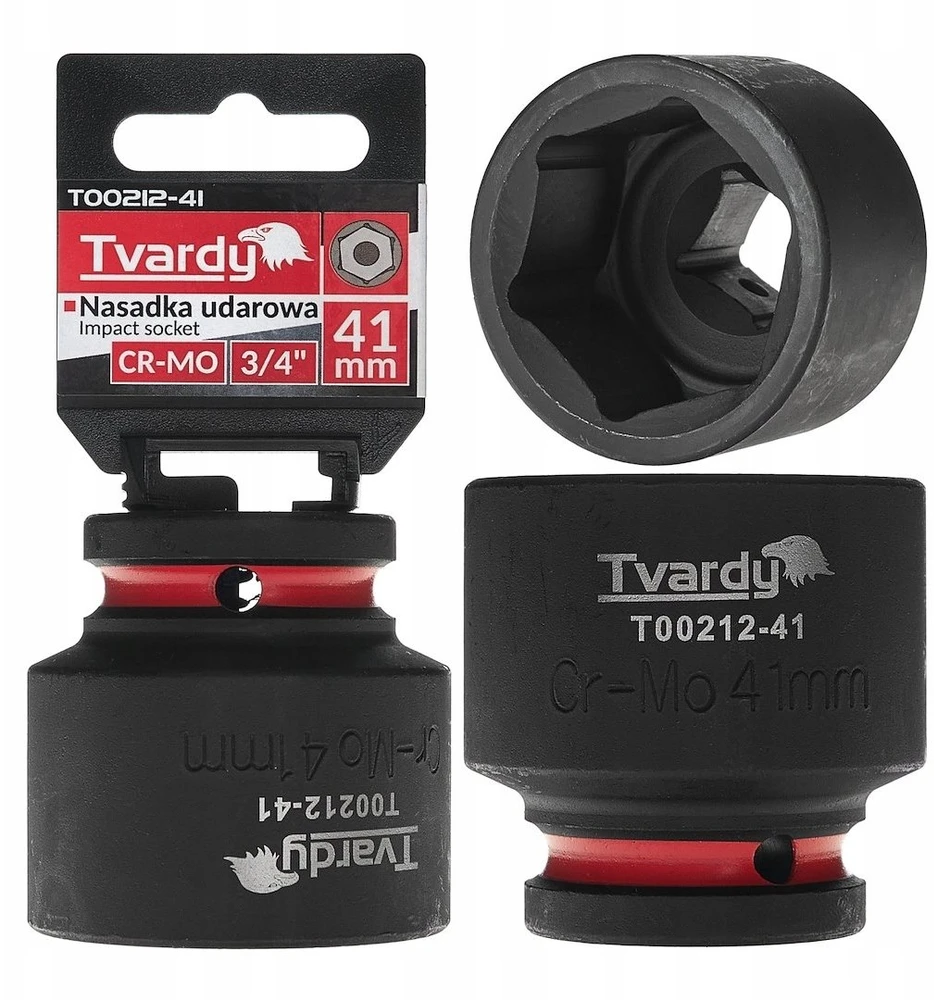 Tvardy Nasadka smūginis 3/4'' 6-kąt 41mm CR-MO (4/16)