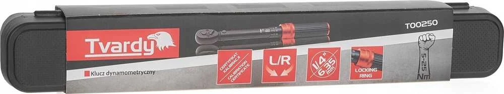 Tvardy Veržliarakčio raktas su dinamometru 1/4'' 5-25Nm (20)