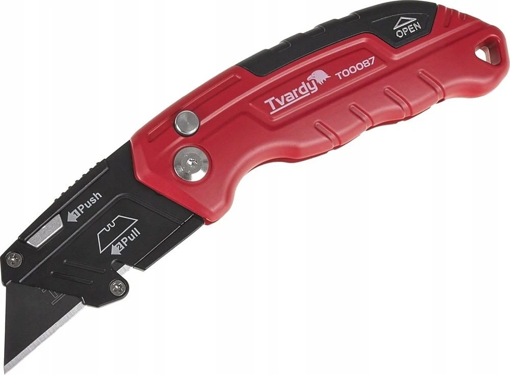 Tvardy sulankstomas peilis FASTFOLD su trapecijos ašmenimis 60x19x0,6mm SK2H TVARDY (10/60)