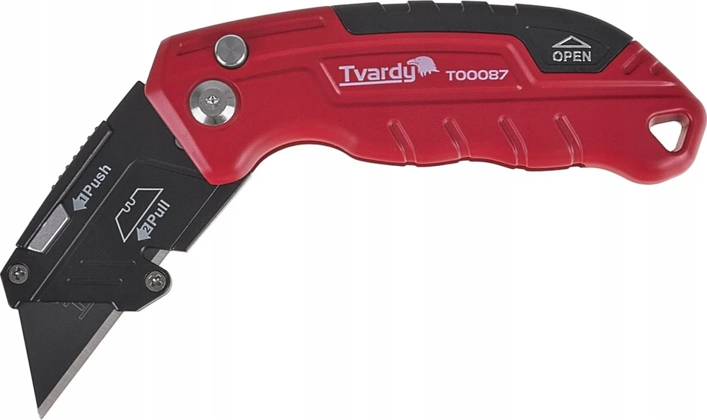 Tvardy sulankstomas peilis FASTFOLD su trapecijos ašmenimis 60x19x0,6mm SK2H TVARDY (10/60)