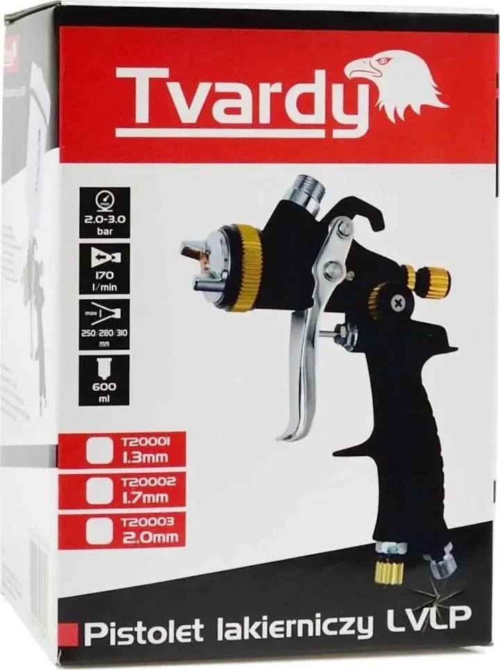 Tvardy T20002 TVARDY dažų purškimo pistoletas