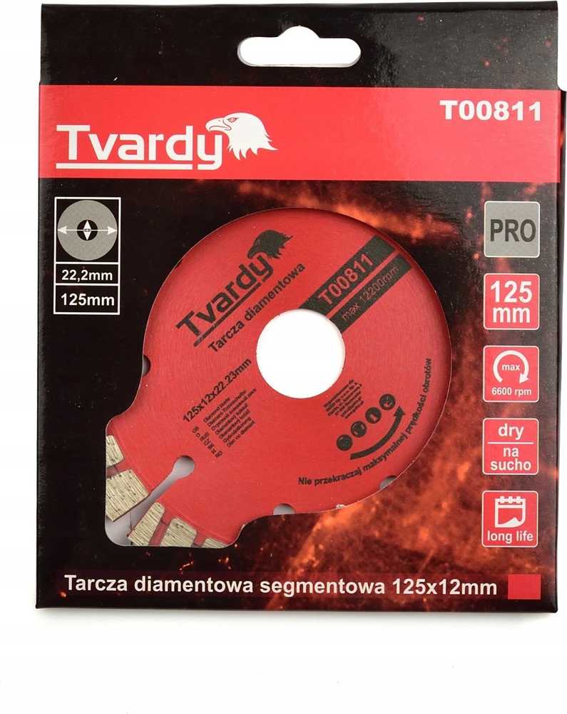 Tvardy Tarcza diamentowa segmentowa 125x12mm (100)