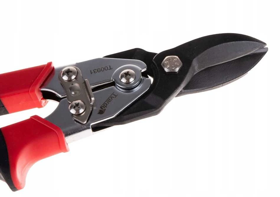 Tvardy Žirklės metalo lakštui pjauti tiesios 250mm CrV (6/48)