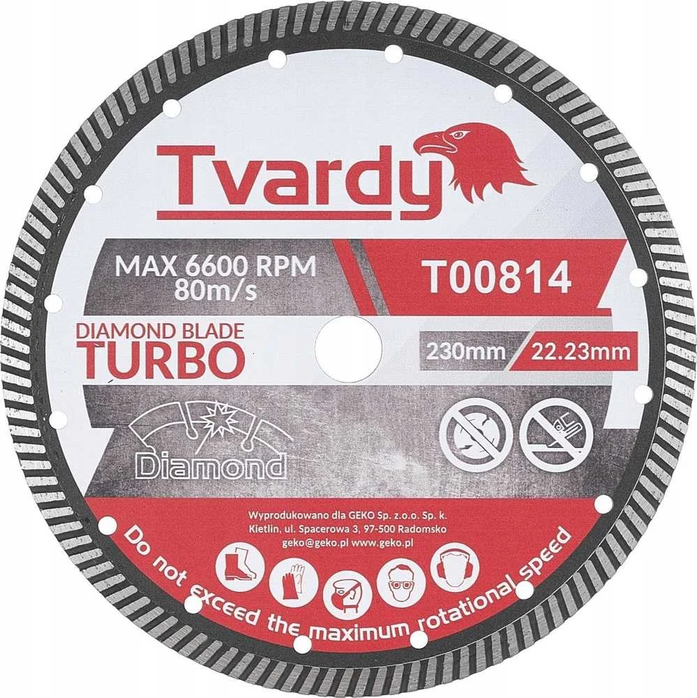 Tvardy Turbo deimantinis diskas 230x10x22,23mm (25)