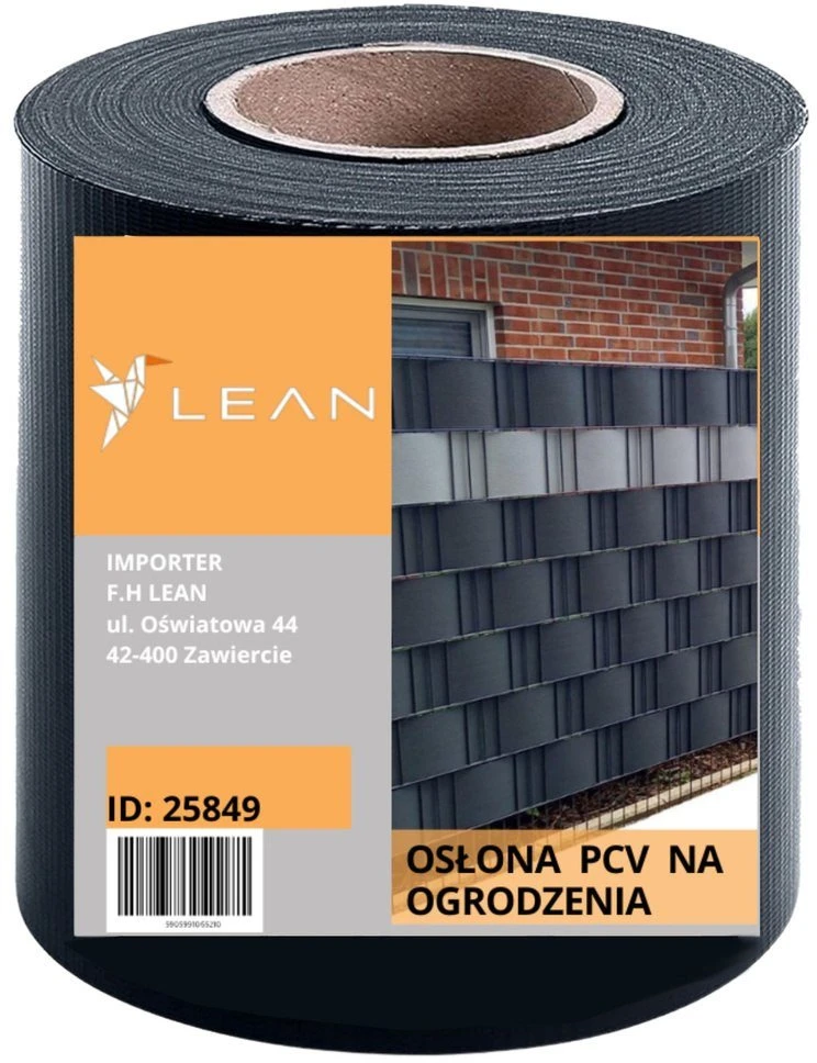 Lean Tvoros juosta PVC su UV apsauga 19x35 cm, 20 spaustukų