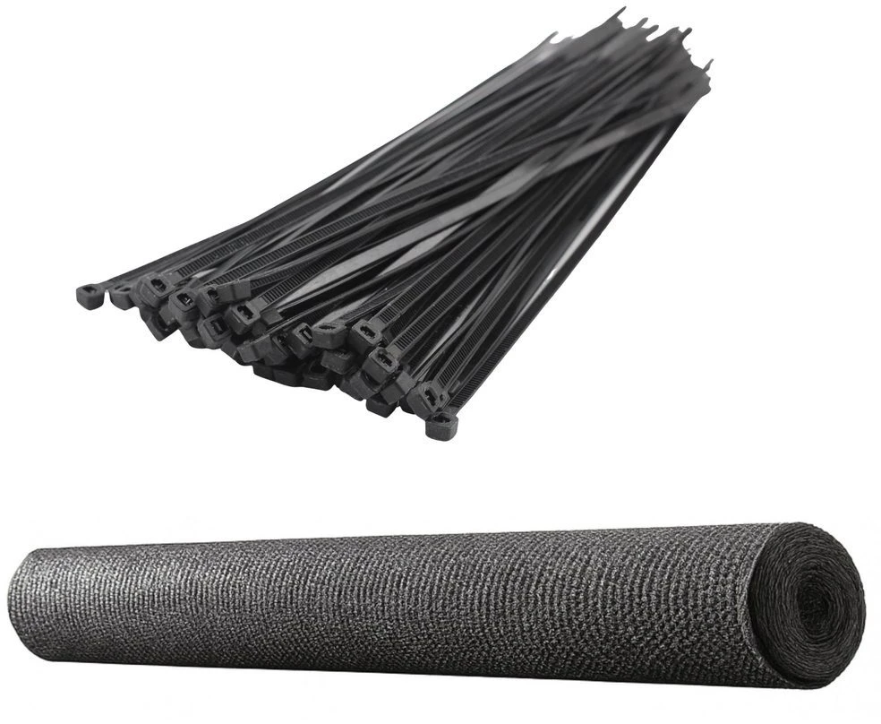 Lean Maskuojantis tinklas tvorai, 1.5 x 50 m, pilkas, 140 g/m²