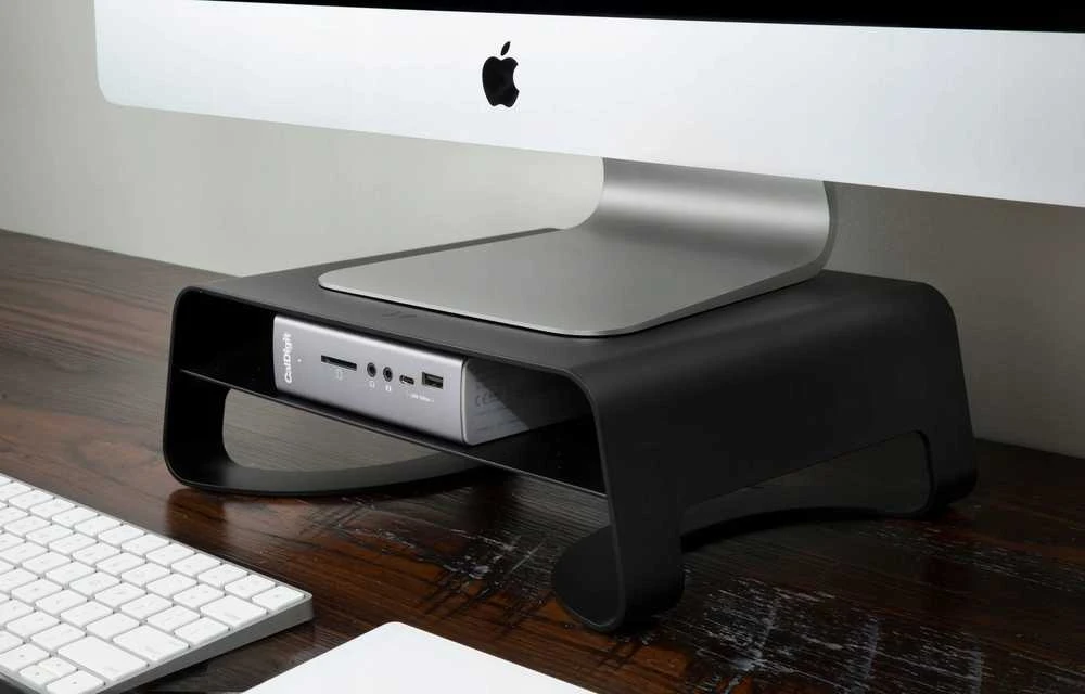 Twelve South Dvylika South Curve Riser, skirta Apple iMac (Juodas)