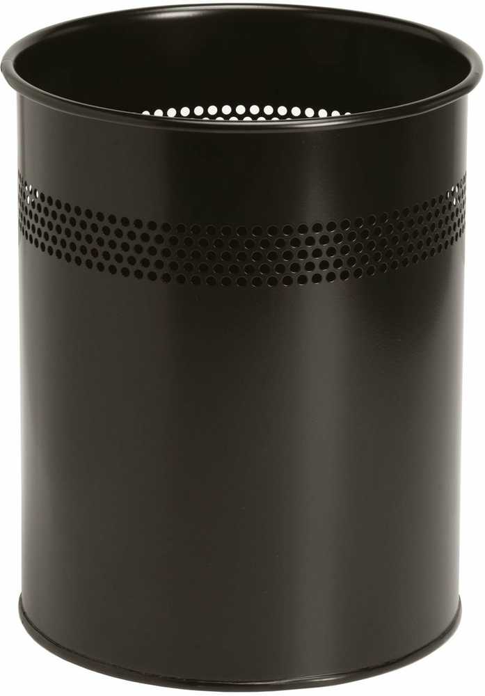 Twinco šiukšliadėžė TWIN metalinė, 15 l, juoda