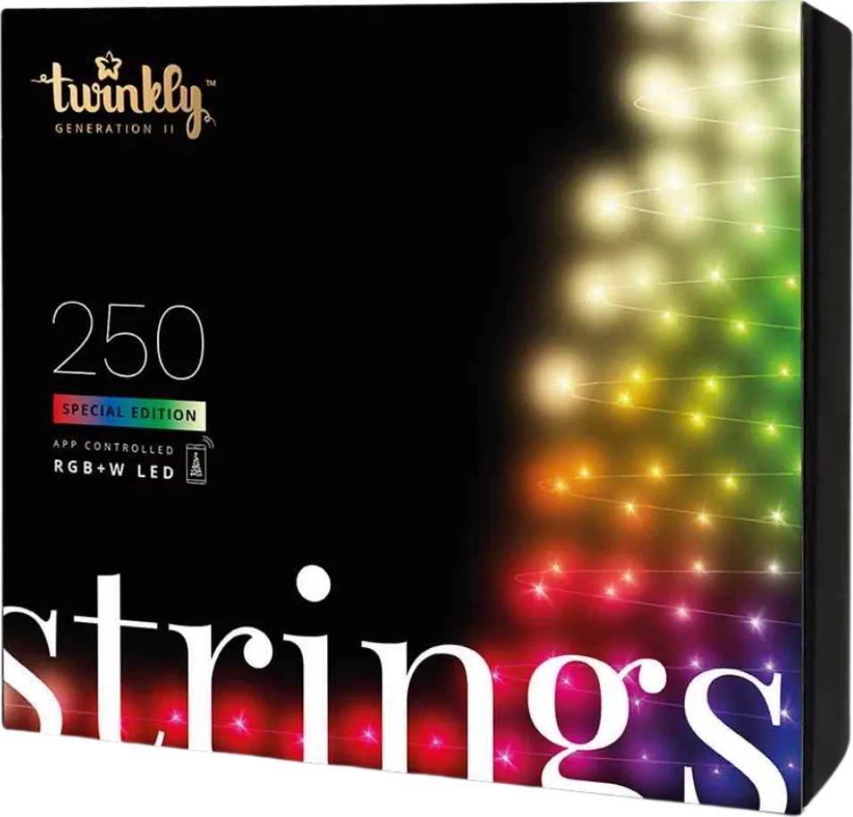 Twinkly stygos 250L 5mm RGBW permatomos|Twinkly