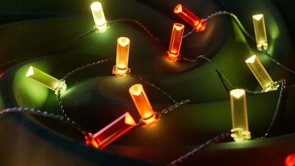 Kalėdinė girlianda Twinkly Candies 200 RGB LED USB- C, žalios spalvos laidas