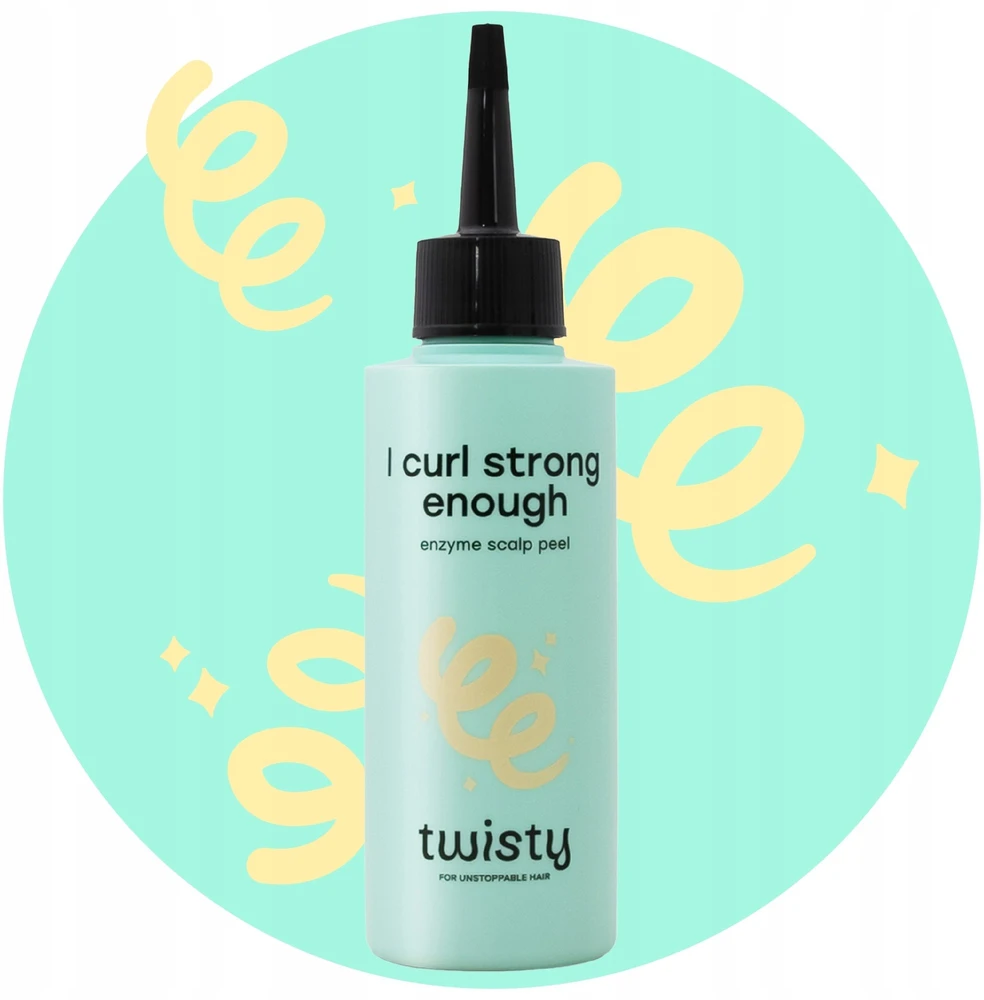 Twisty Pets „I Curl Strong Enough“ fermentinis galvos odos pilingas, 150 ml
