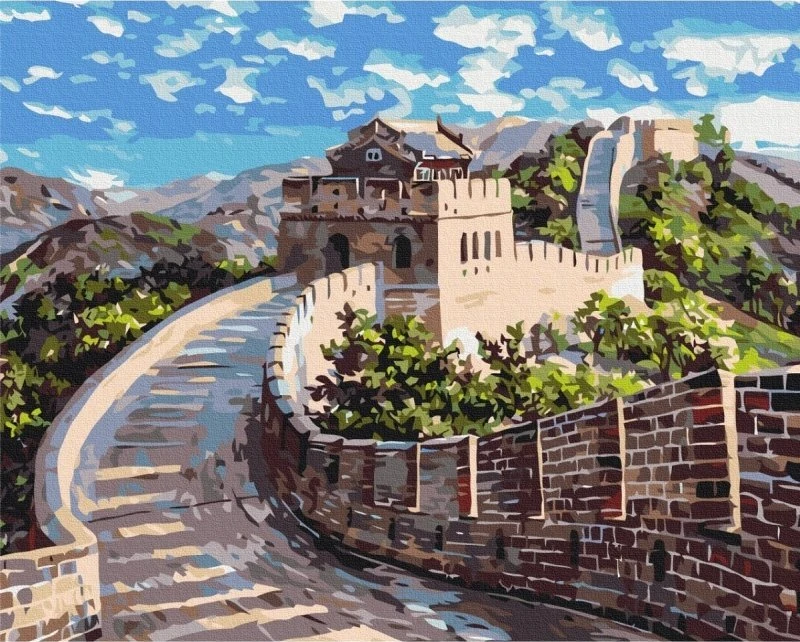Twoje Hobby Jūsų hobis Tapyba pagal numerius BRUSHME, 40x50 cm, Didžioji kinų siena, 1 vnt.