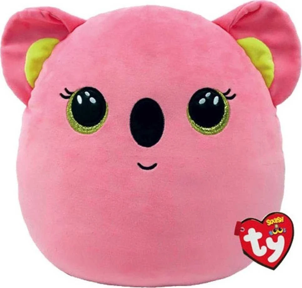 TY Squishy Beanies Pliušinis žaislas - rožinė koala, 30 cm aprašymas - Prekės nuotrauka