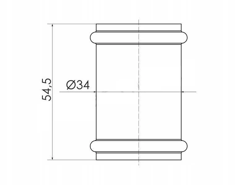 Tycner Vamzdžio jungtis 1161, 32 mm