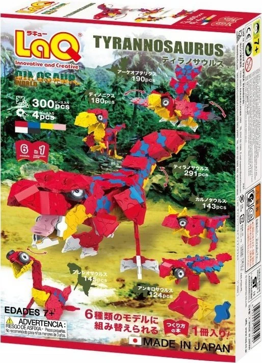 Konstruktorius LaQ „Dinosaur World Tyrannosaurus”