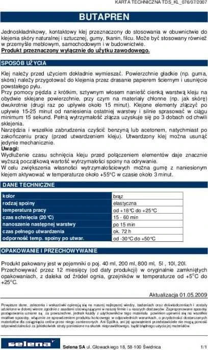 Carruzzo Glue Butapren A 5.0L