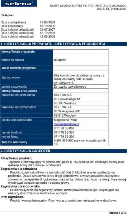 Carruzzo Glue Butapren A 5.0L