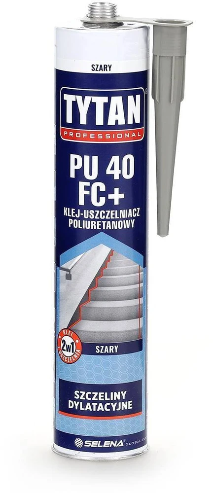 Tytan Poliuretano hermetiko klijai PU 40 FC 300 ml pilki