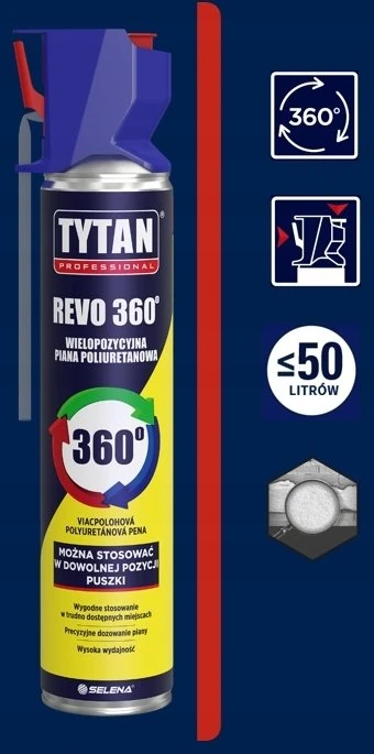 Tytan REVO 360° DAUGIAPOZICINIS PUTŲ PISTOLETAS 780ML