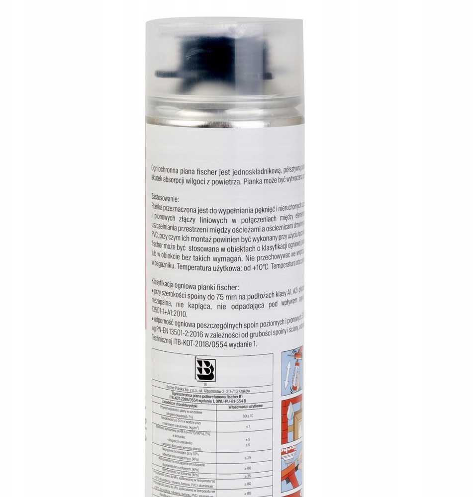 Fischer Tytan Ugniai atsparus putų pistoletas PUP B1 750 ml